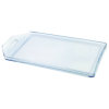 Clear Vinyl Semi-flexible Card Holder (portrait). Insert size 87 mm x 55 mm. Holds up to two cards.