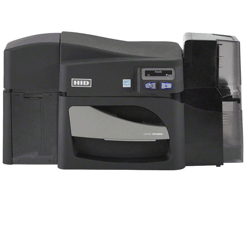 HID Fargo DTC4500e Single Sided Card Printer (Base USB & Ethernet Model) Includes 3 Year Warranty