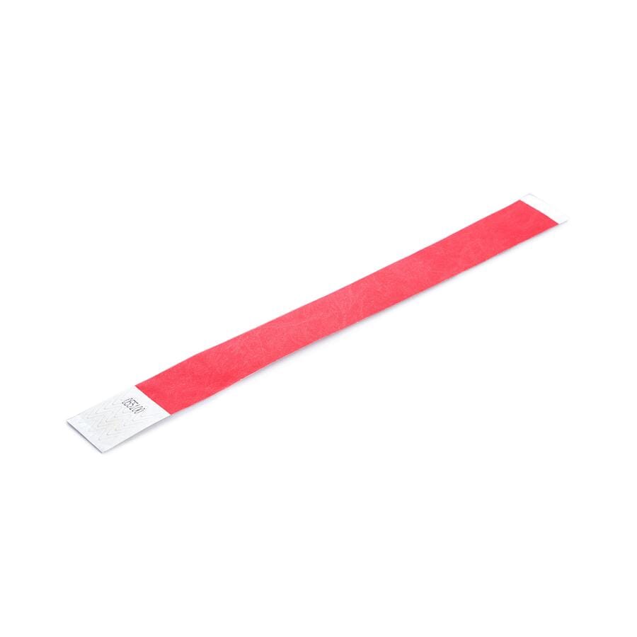 WBT01R ID Supplies Red Tyvek Wristband